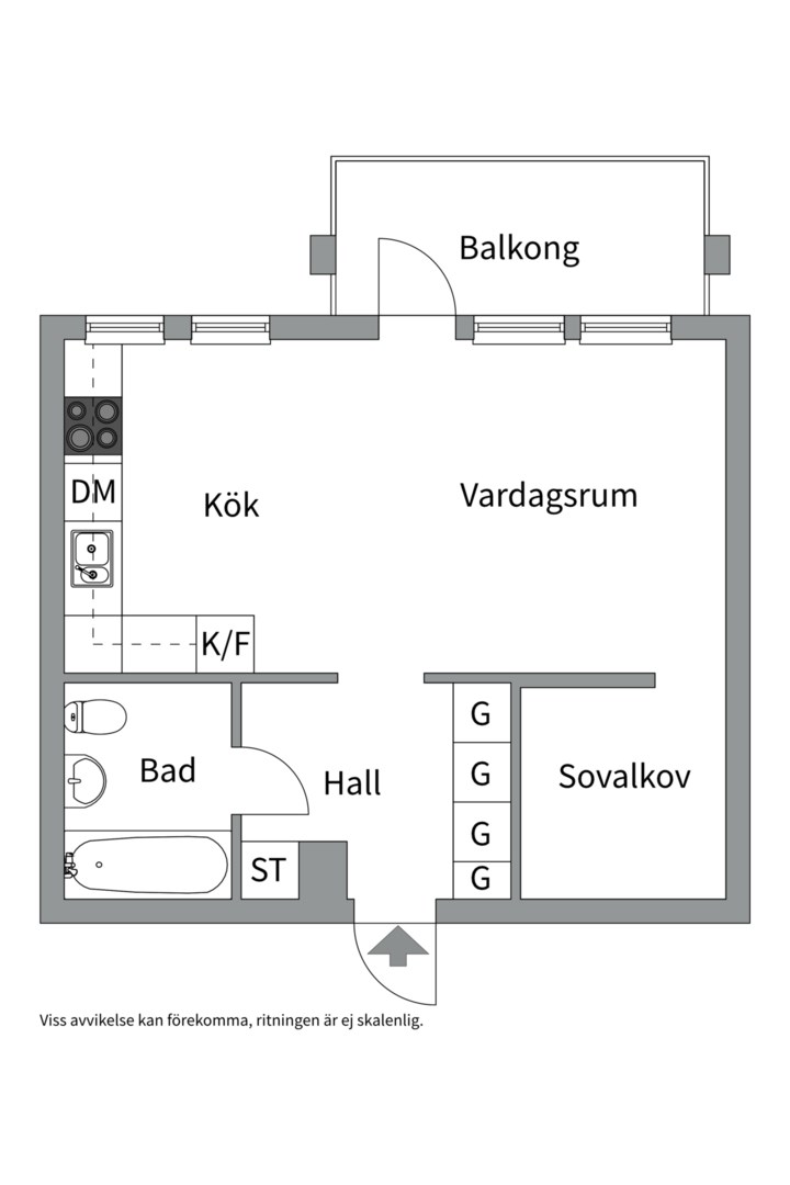 Planlösning från Ormingeringen 65, Såld i Västra Orminge, Nacka