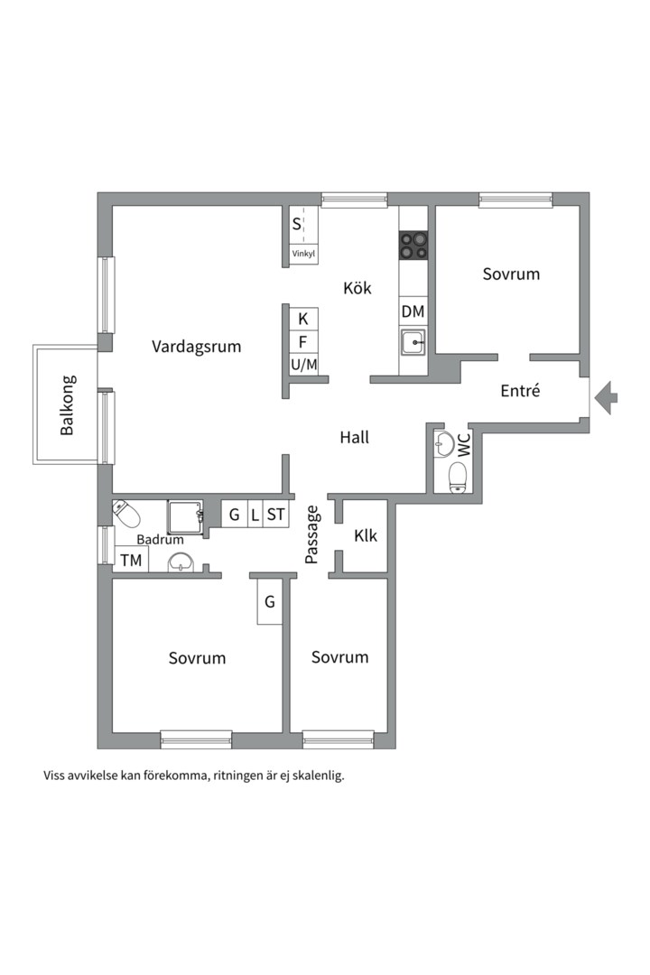 Planlösning från Sturevägen 1A, Såld i Neglinge - Saltsjöbaden, Nacka