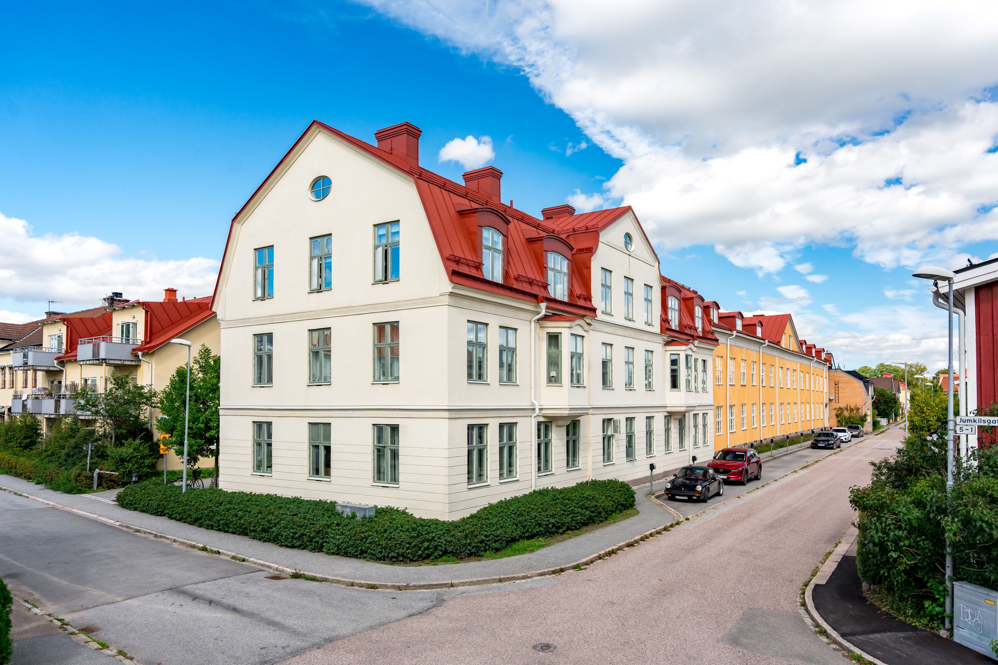 Bostadsbild från Jumkilsgatan 7A, Kommande i Luthagen, Uppsala