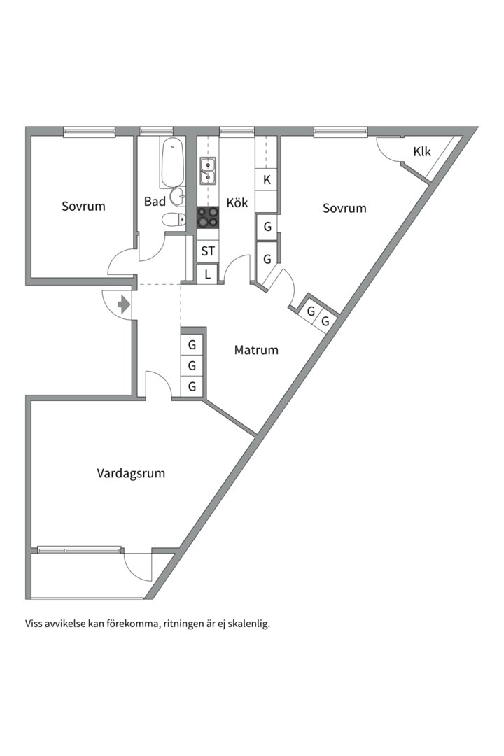Bostadsbild från Bangatan 39B, Såld i Nordanby, Västerås