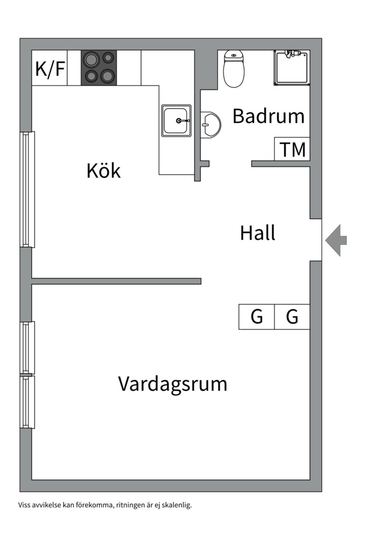 Planlösning från Henriksdalsringen 119, Såld i Henriksdalsberget, Nacka