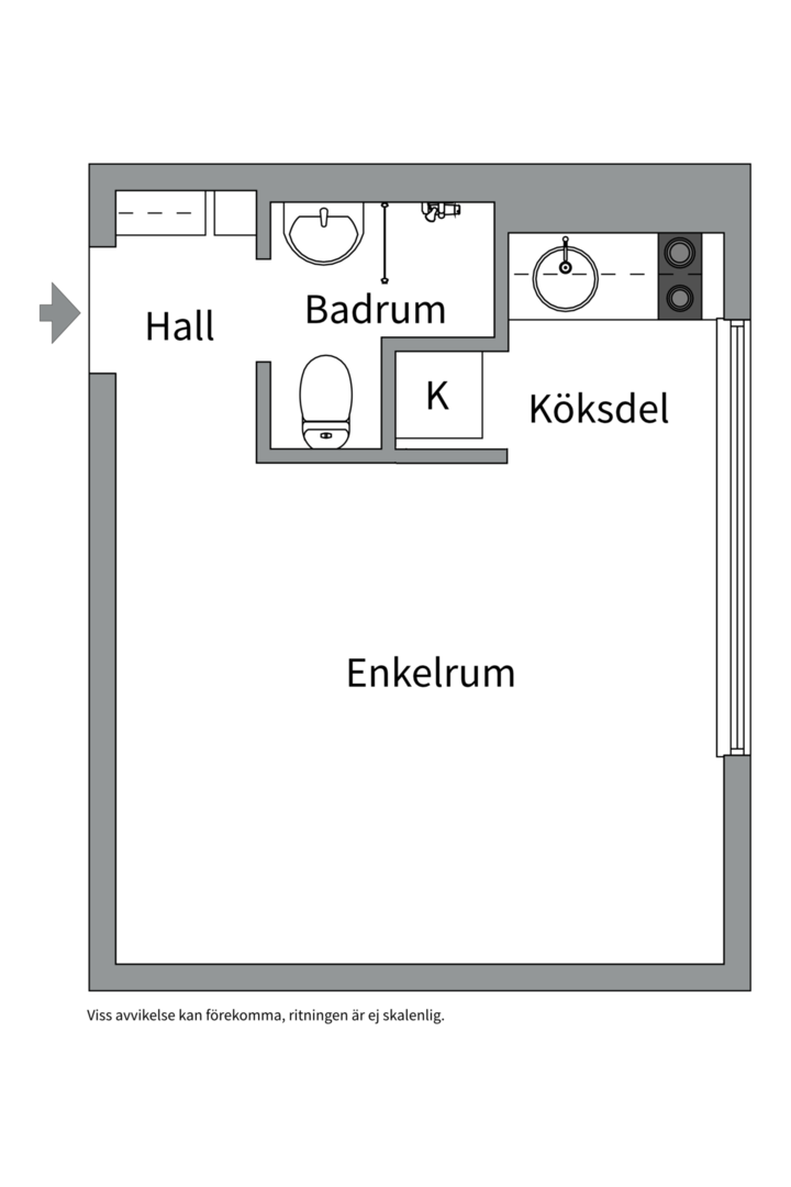 Planlösning från Dragarbrunnsgatan 53, Snart till salu i Centrum, Uppsala