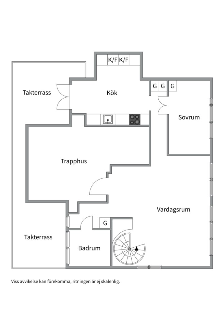 Planlösning från Hästholmsvägen 33, Såld i Saltsjöqvarn, Nacka