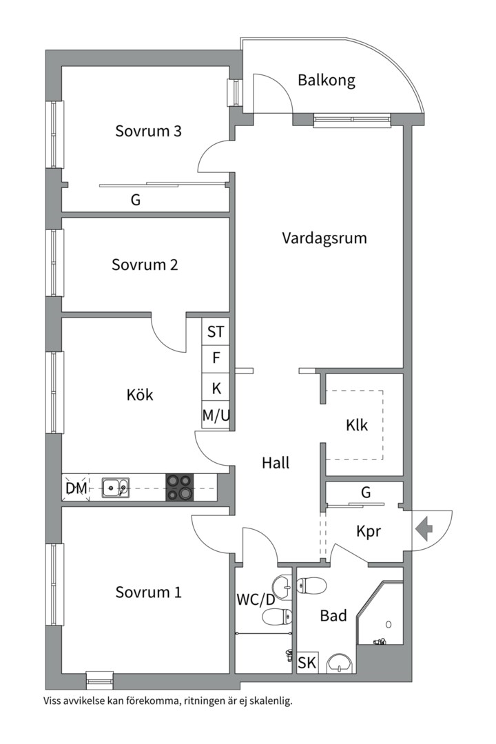 Planlösning från Serenadvägen 22, Såld i Nacka Forum, Nacka