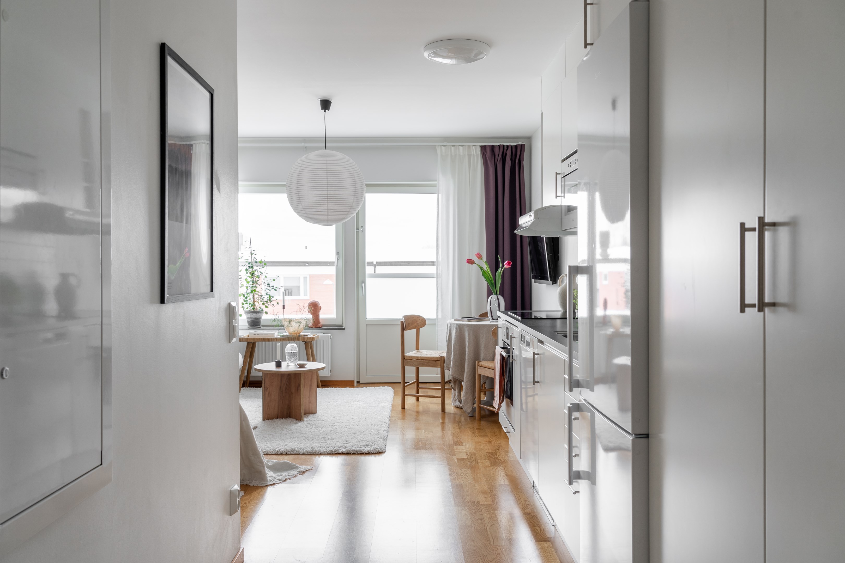 Bostadsbild från Råbyvägen 55E, Kommande i Gränby, Uppsala