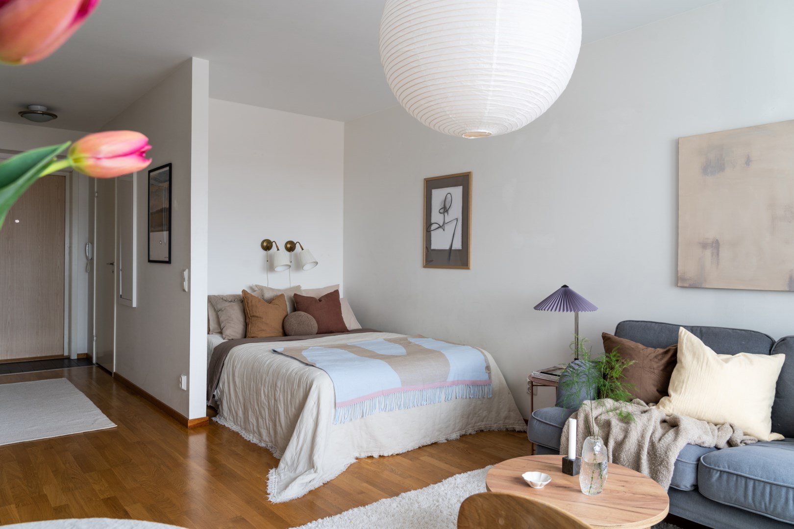 Bostadsbild från Råbyvägen 55E, Kommande i Gränby, Uppsala