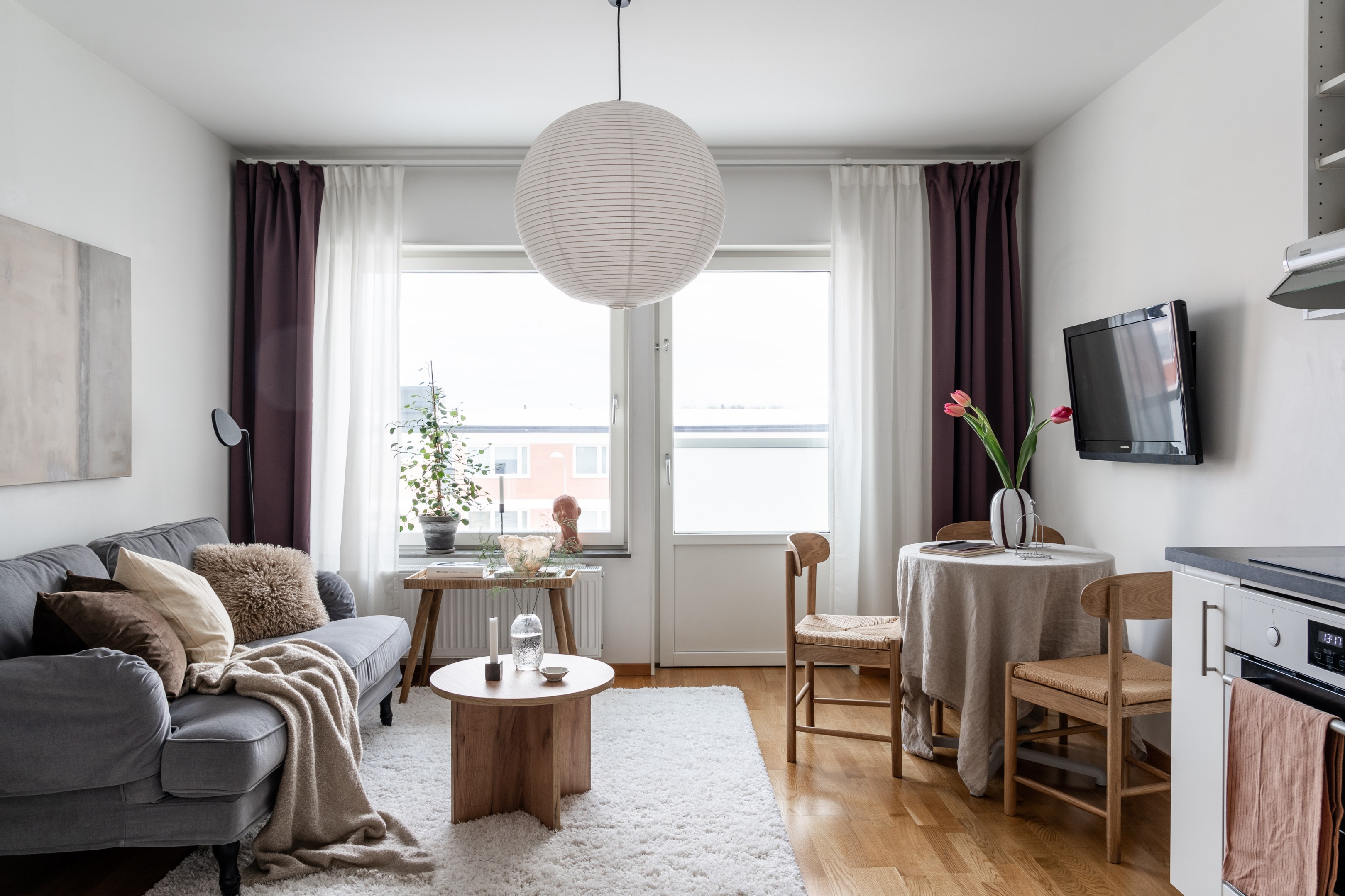 Bostadsbild från Råbyvägen 55E, Kommande i Gränby, Uppsala