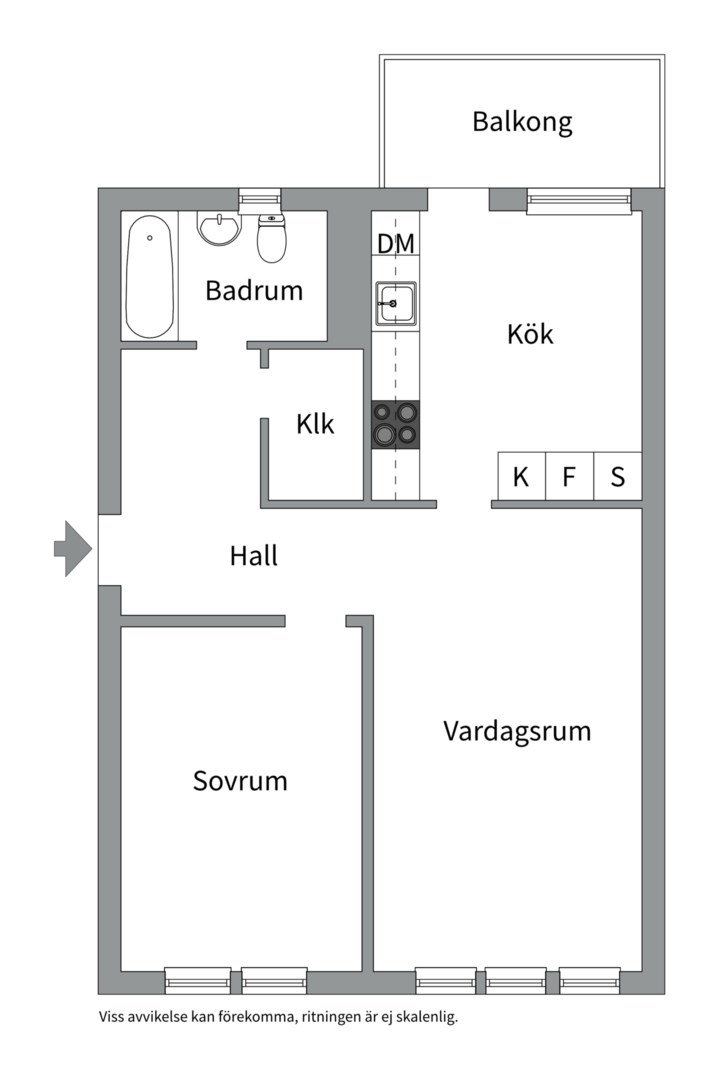 Planlösning från Malma backe 3A, Såld i Malma Backe, Uppsala