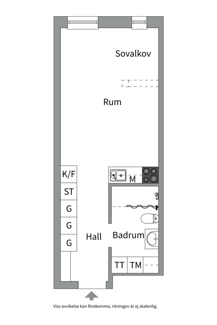 Planlösning från Torgny Segerstedts allé 4, Såld i Rosendal, Uppsala