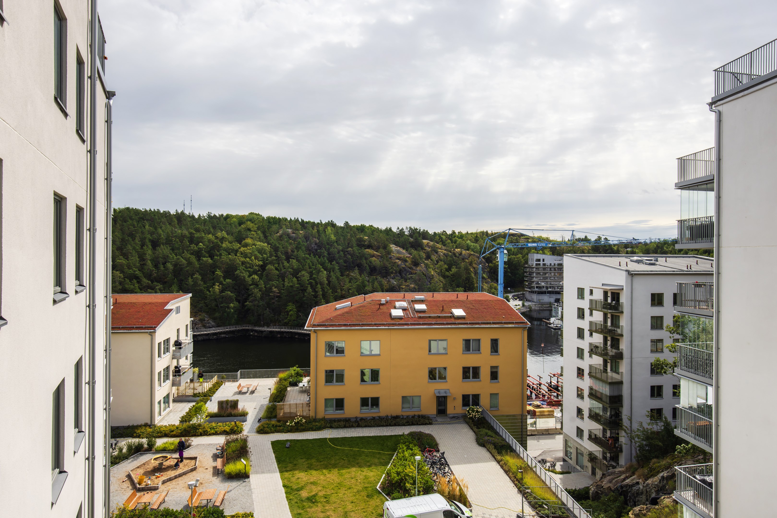 Bostadsbild från Kvarnholmsvägen 108, Kommande i Kvarnholmen, Nacka