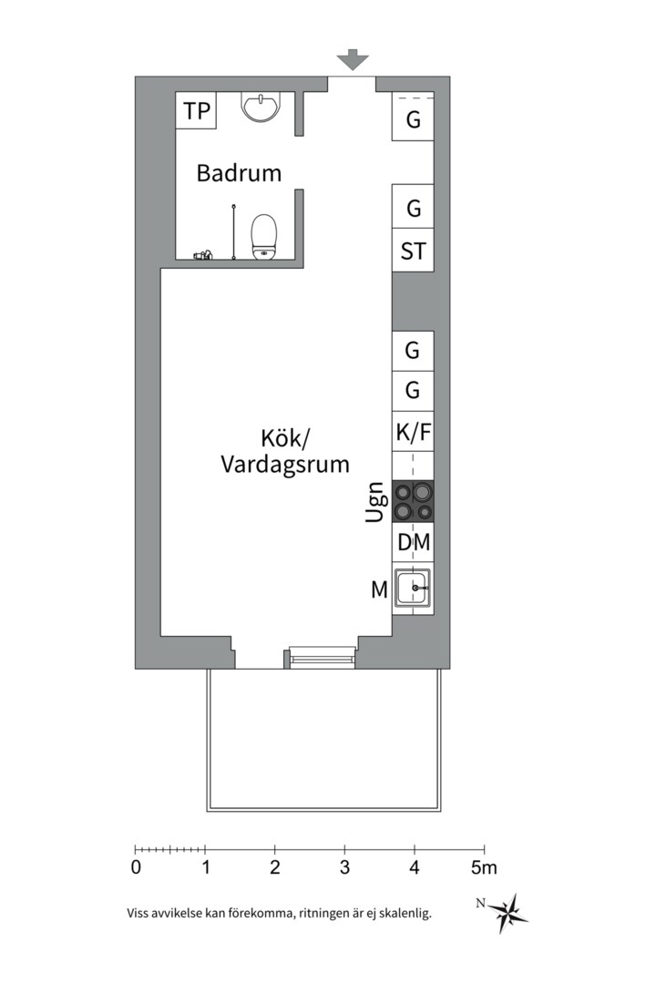 Planlösning från Gärdes Backe 3C, Såld i Inverness, Danderyd