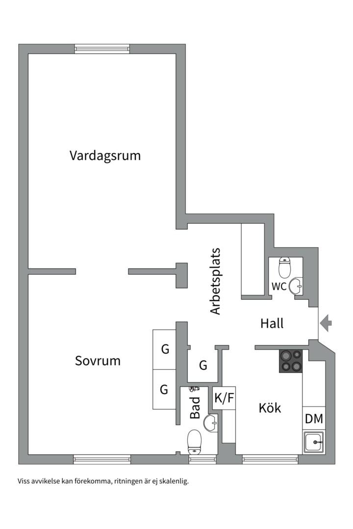 Planlösning från Bråvallagatan 10, 0,5 tr, Såld i Vasastan - Birkastan, Stockholm