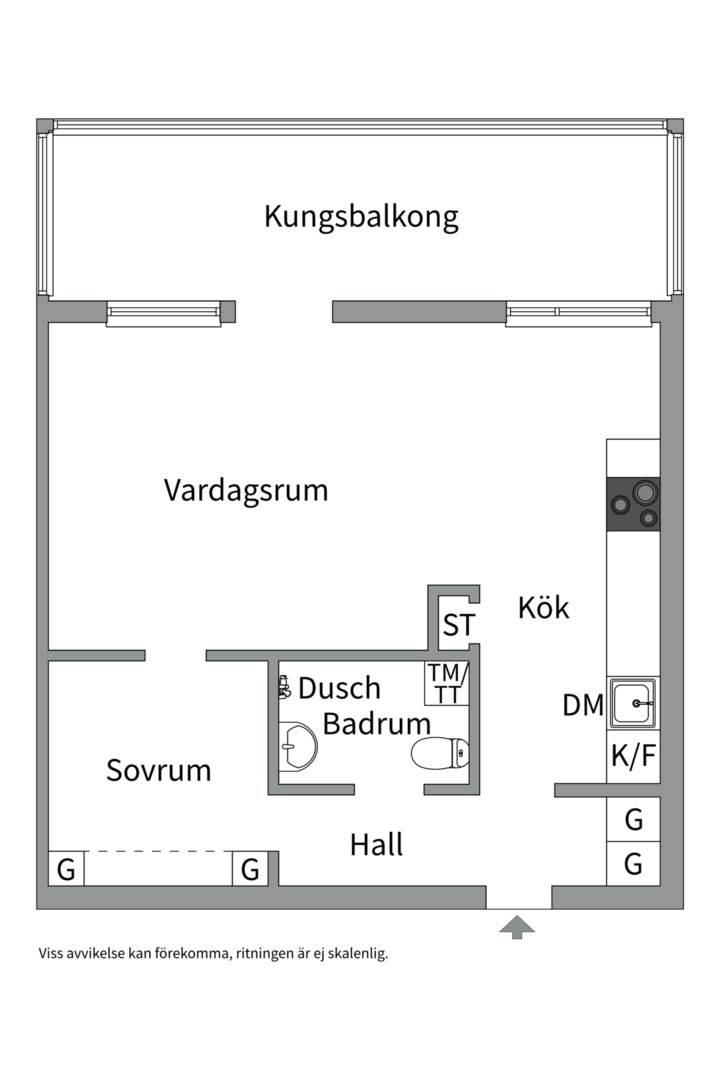 Planlösning från Celsiusgatan 7, Såld i Kungsholmen - Rådhuset, Stockholm
