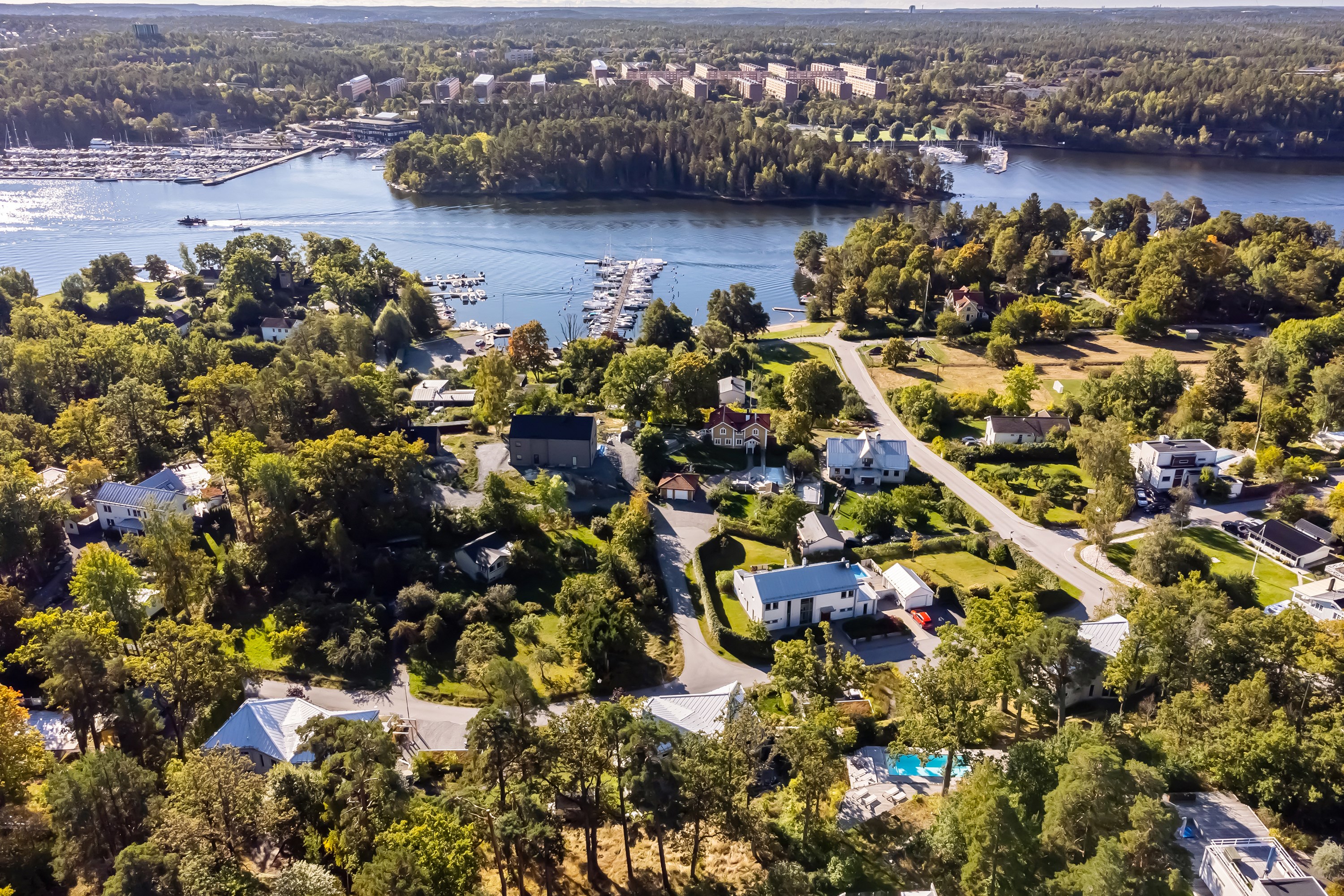 Bostadsbild från Klostervägen 5B, Kommande i Södra Lännersta, Nacka