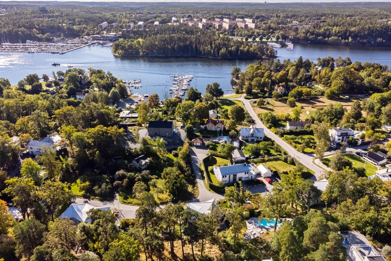 Bostadsbild från Klostervägen 5B, Kommande i Södra Lännersta, Nacka