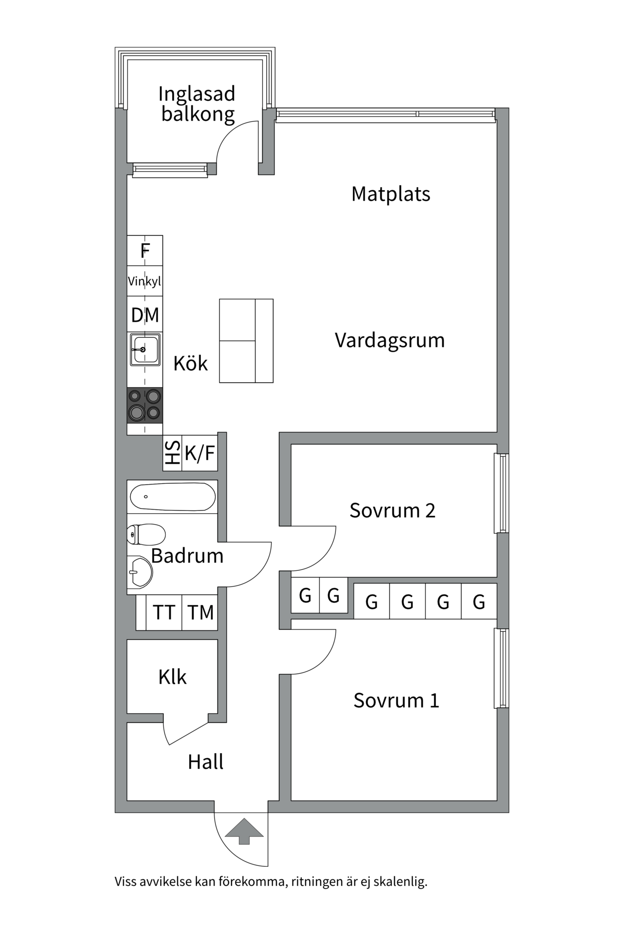 Bostadsbild från Tallidsvägen 2, Såld i Finntorp, Nacka