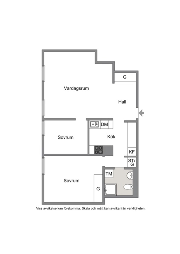 Planlösning från Tulegatan 46, Såld i Vasastan - Sibirien, Stockholm