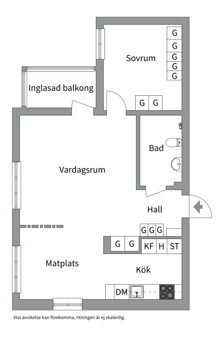 Planlösning från Skogsduvevägen 5, Till salu i Råby, Västerås