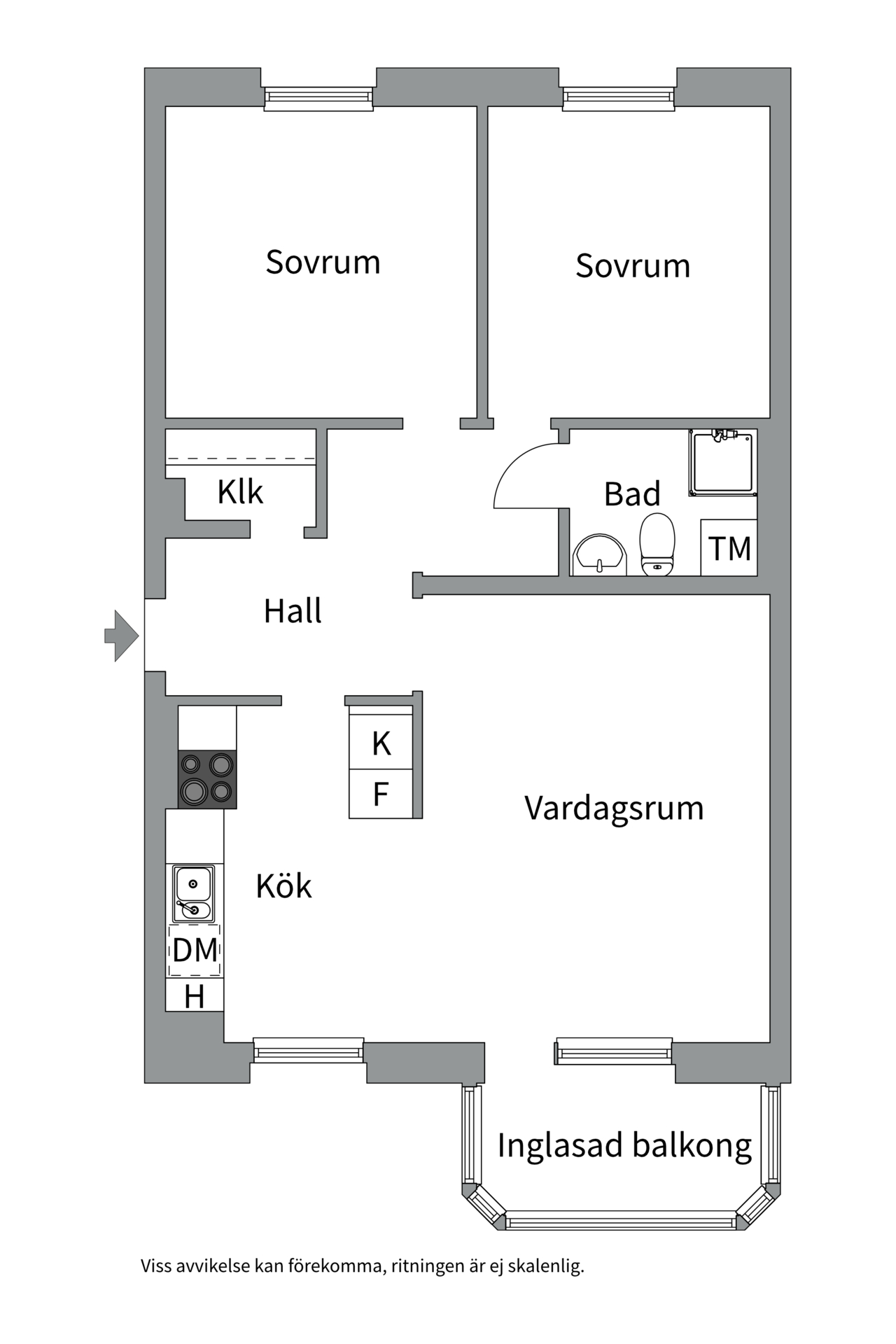 Bostadsbild från Backsippsgatan 13C, Såld i Gideonsberg, Västerås