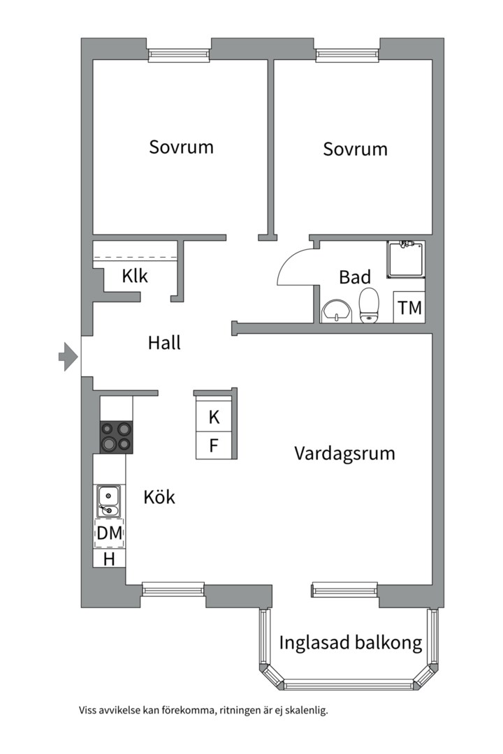 Bostadsbild från Backsippsgatan 13C, Såld i Gideonsberg, Västerås