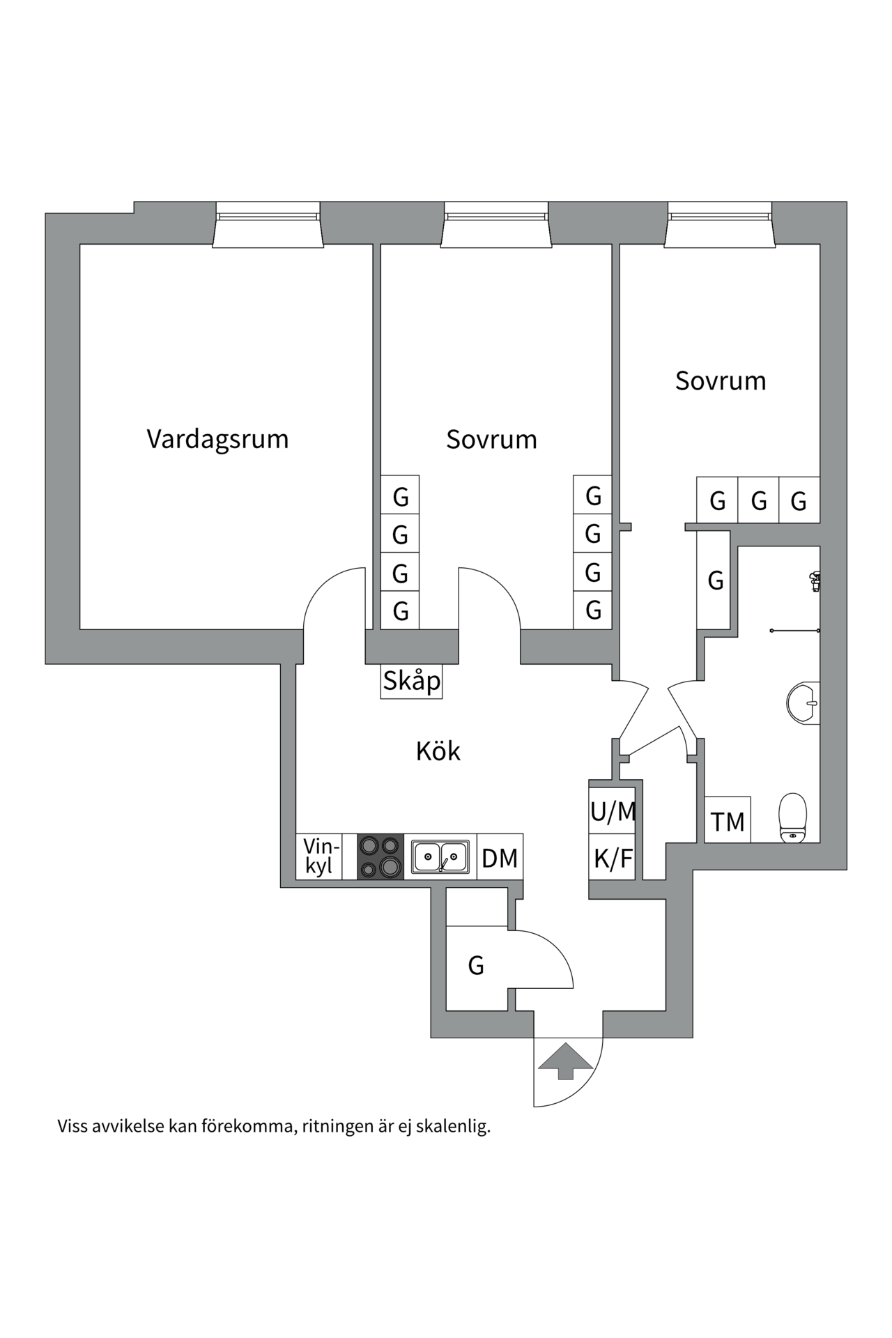 Bostadsbild från Sankt eriksgatan 85A, Såld i Vasastan - Birkastan, Stockholm
