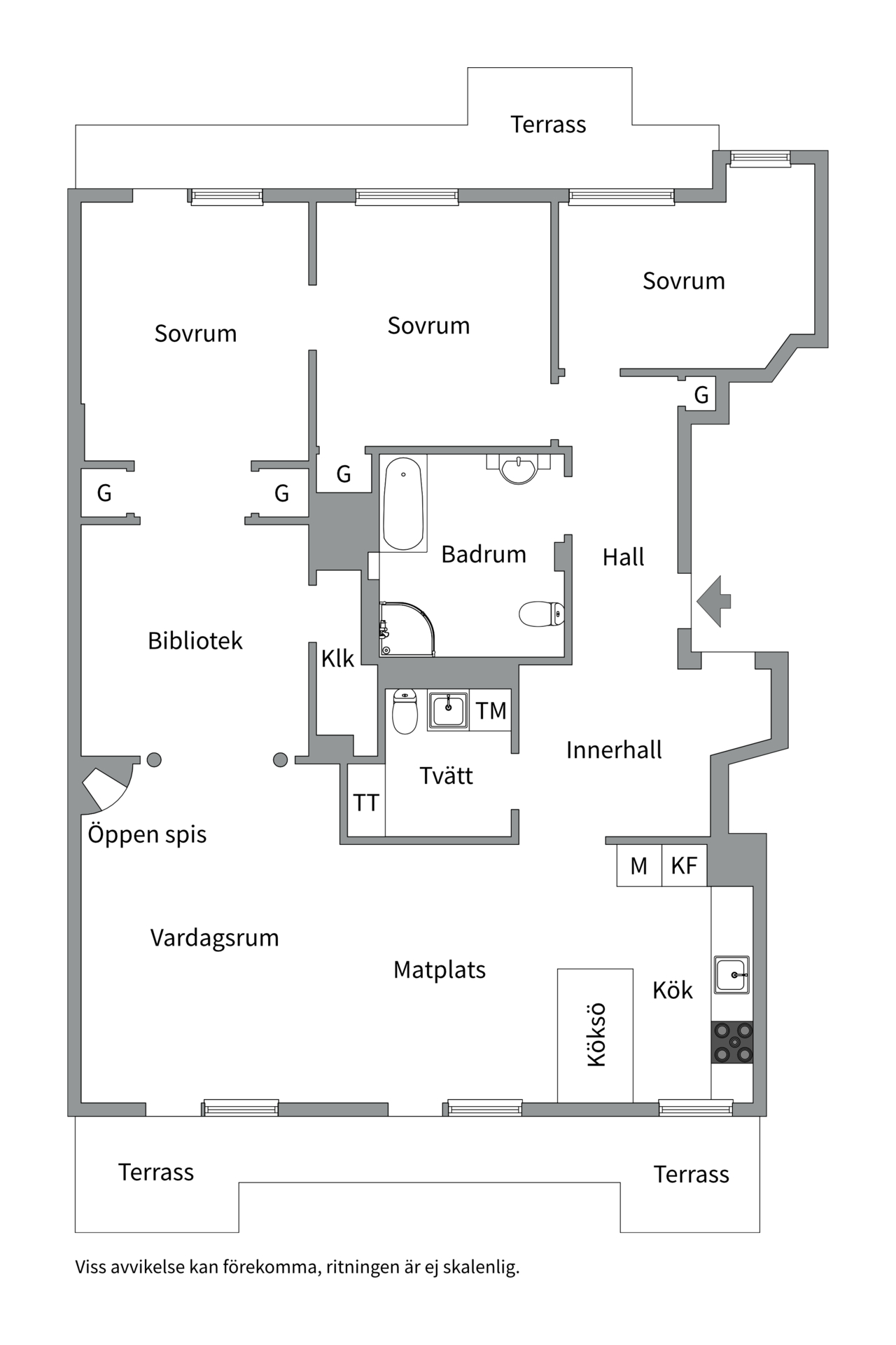 Bostadsbild från Sven Rinmans gata 3, 5tr, Såld i Kungsholmen - Norr Mälarstrand, Stockholm