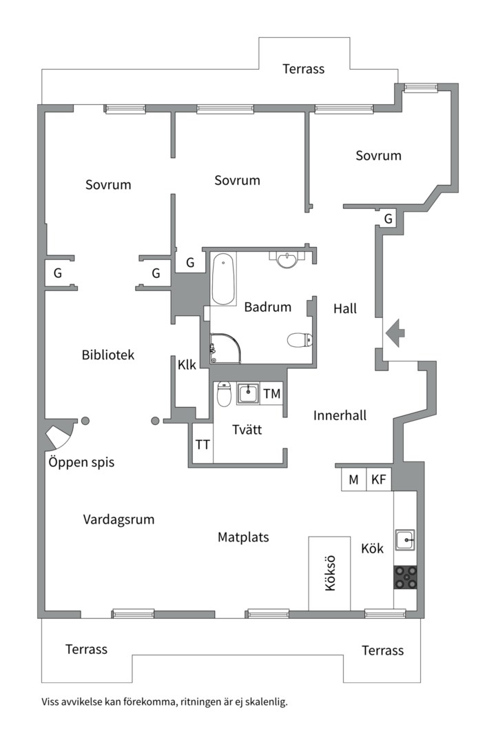 Bostadsbild från Sven Rinmans gata 3, 5tr, Såld i Kungsholmen - Norr Mälarstrand, Stockholm
