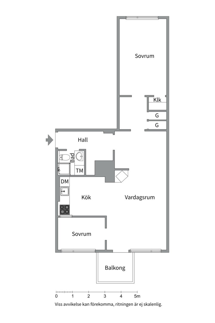 Bostadsbild från Polhemsgatan 38, 1,5tr, Såld i Kungsholmen, Stockholm