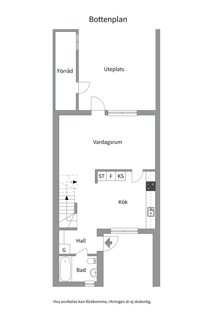 Planlösning från Reykjaviksgatan 50, Såld i Ekeby, Uppsala