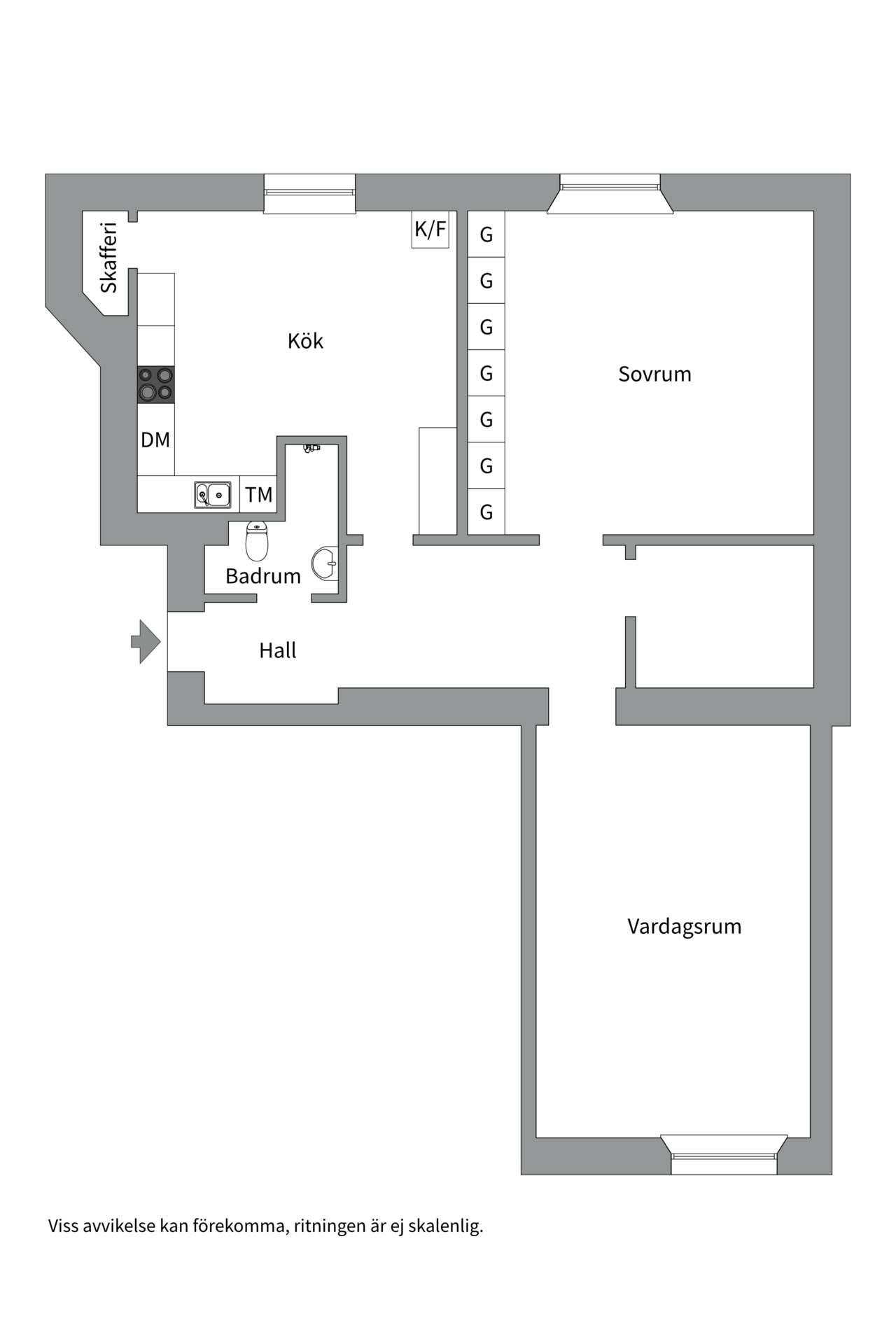 Bostadsbild från Falugatan 22,  1,5tr, Såld i Vasastan - Röda Bergen, Stockholm