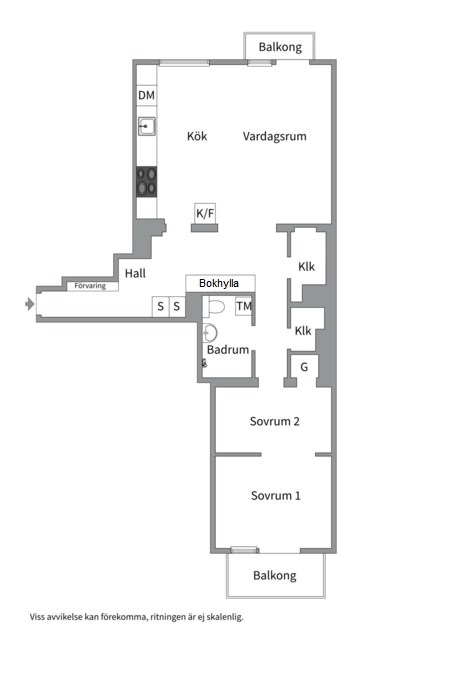 Planlösning från Fredhällsgatan 7, Såld i Kungsholmen - Fredhäll, Stockholm