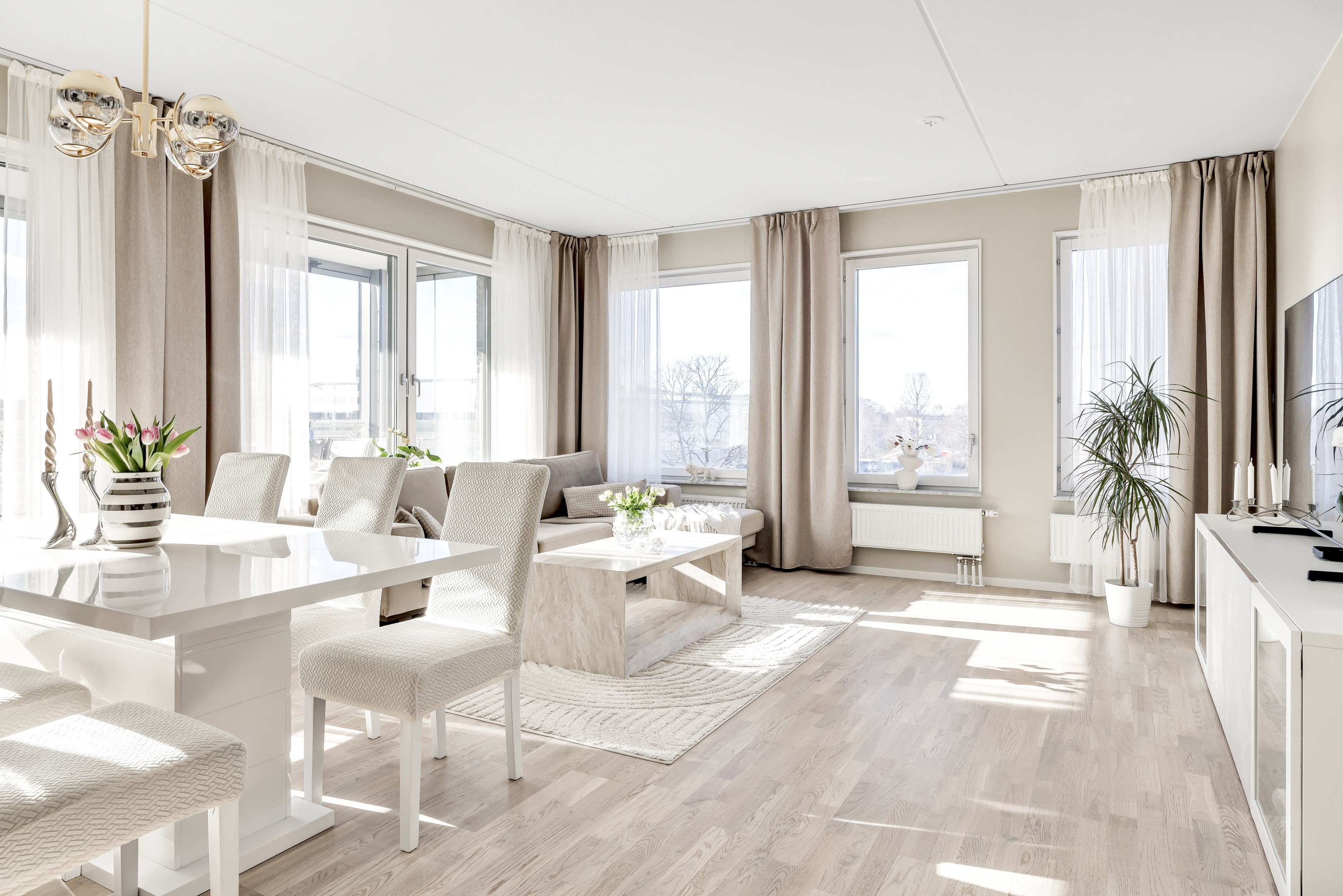 Bostadsbild från Fyrisvallsgatan 18 F, Kommande i Luthagen, Uppsala