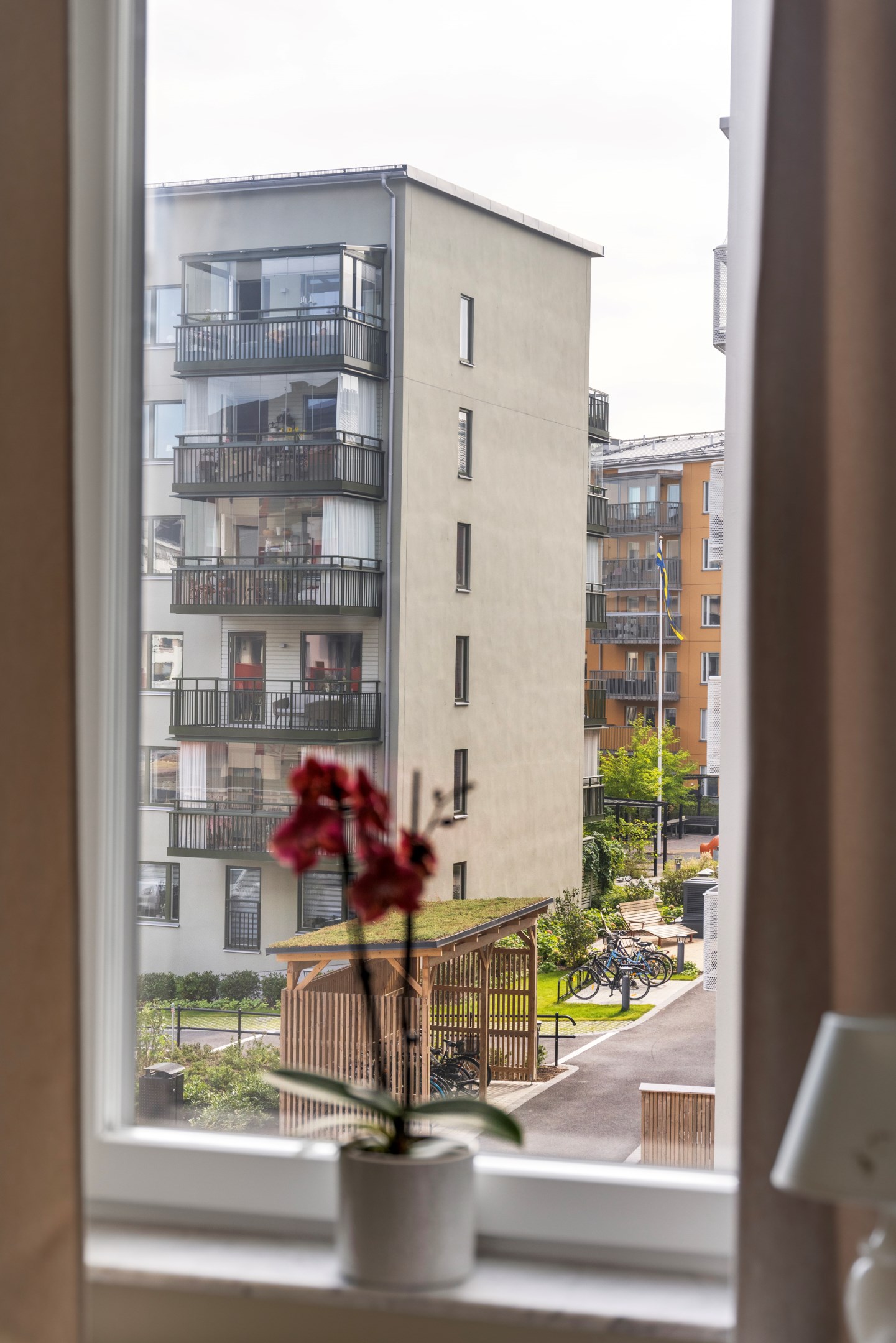 Bostadsbild från Fyrisvallsgatan 18 F, Kommande i Luthagen, Uppsala