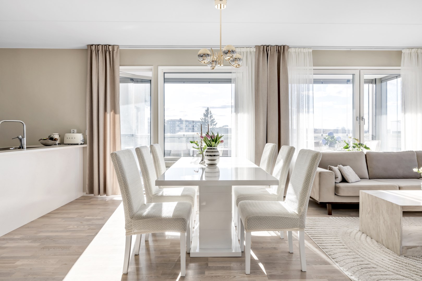 Bostadsbild från Fyrisvallsgatan 18 F, Kommande i Luthagen, Uppsala