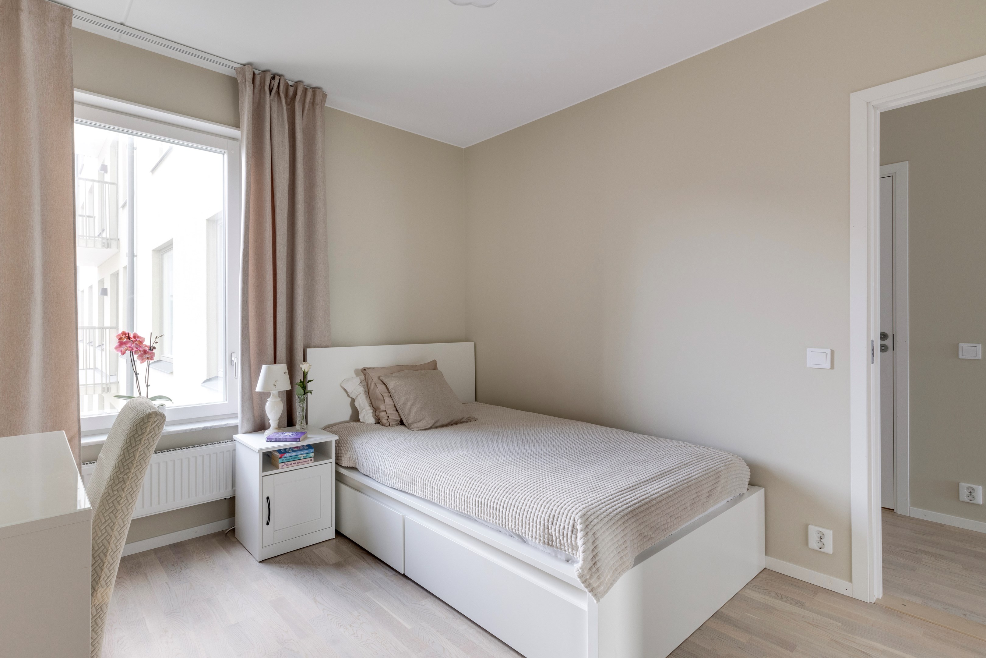 Bostadsbild från Fyrisvallsgatan 18 F, Kommande i Luthagen, Uppsala