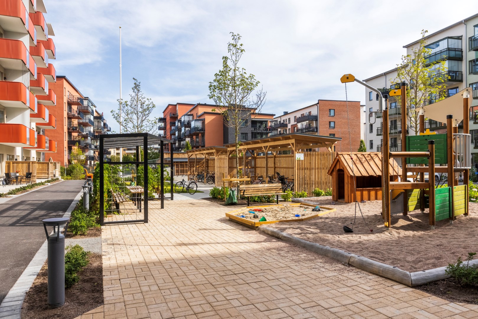 Bostadsbild från Fyrisvallsgatan 18 F, Kommande i Luthagen, Uppsala