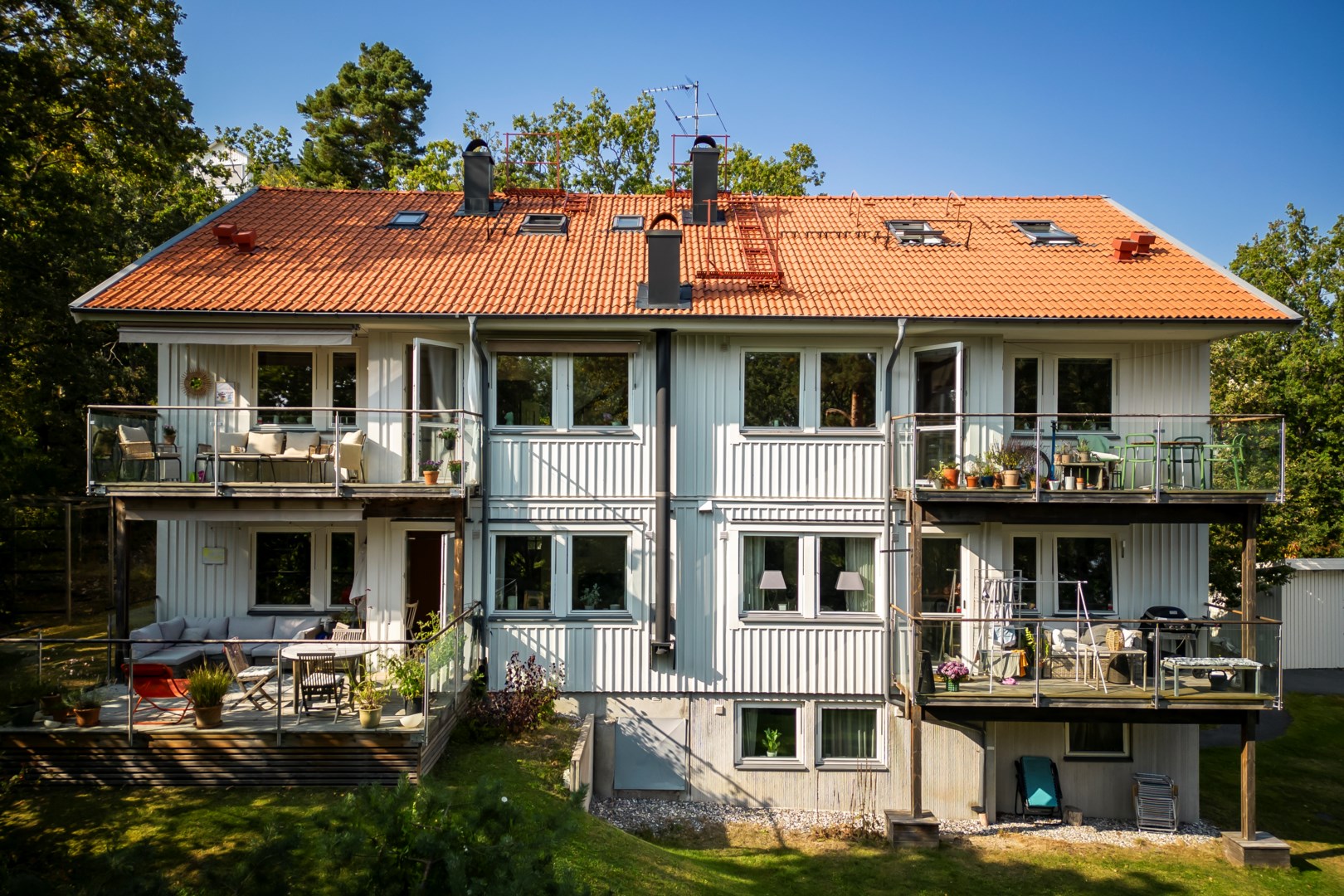 Bostadsbild från Spanarvägen 14D, Såld i Södra Lännersta, Nacka