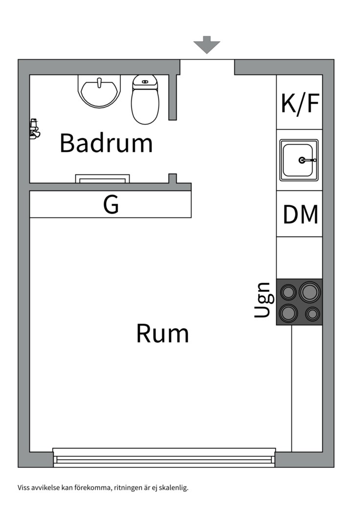 Planlösning från Fyrverkarbacken 32, Till salu i Kungsholmen - Marieberg, Stockholm