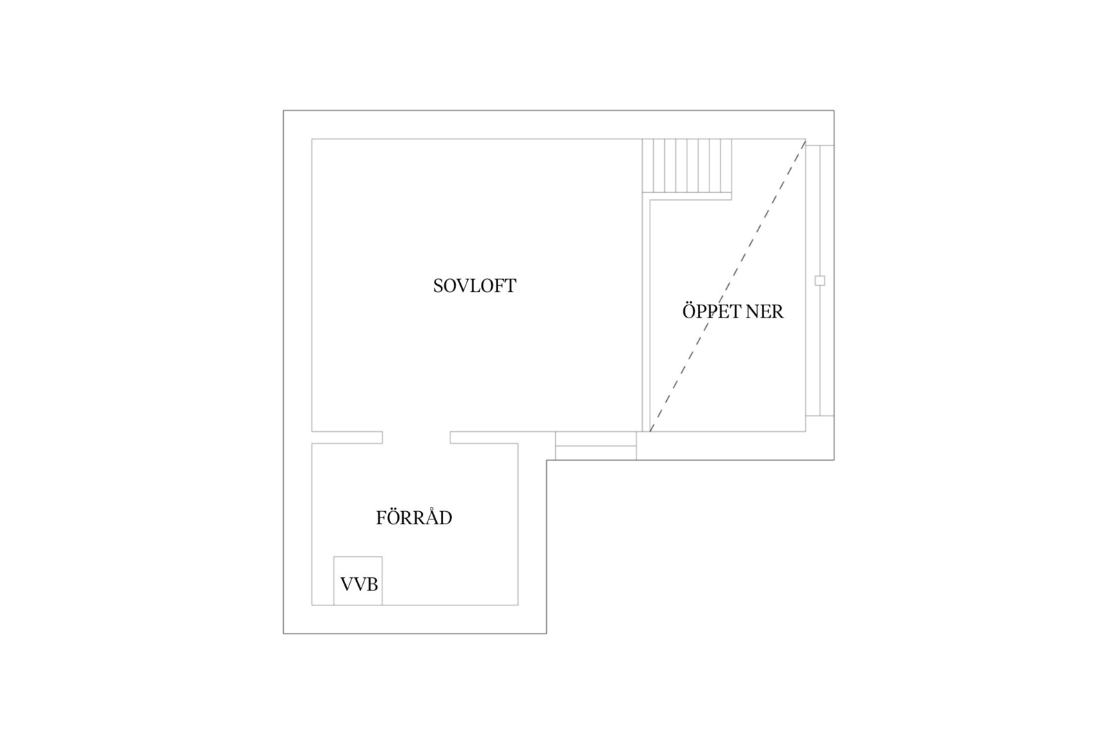 Planlösning från Mörtnäsvägen 10A, Kommande i Mörtnäs, Värmdö