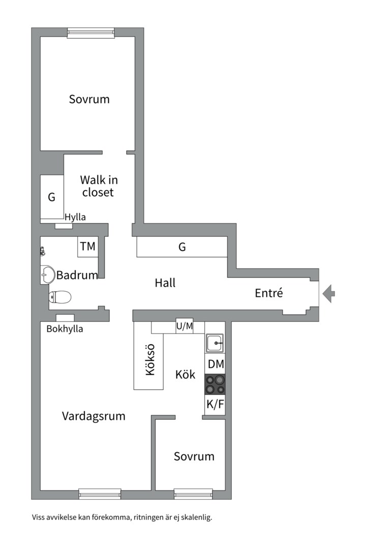 Planlösning från Runiusgatan 5, Snart till salu i Kungsholmen - Fredhäll, Stockholm