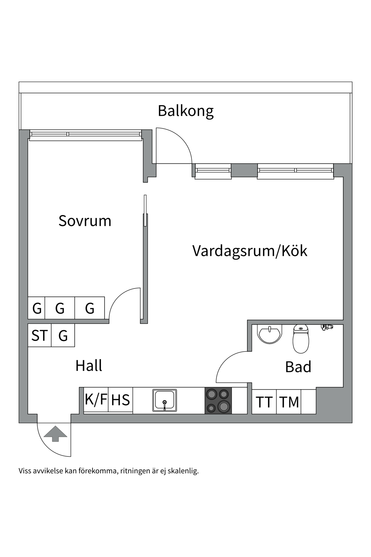 Bostadsbild från Tre Kronors väg 39, Högst upp, Såld i , Nacka