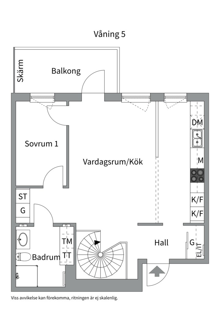 Planlösning från Gränby bilgata 28, Såld i Gränby, Uppsala