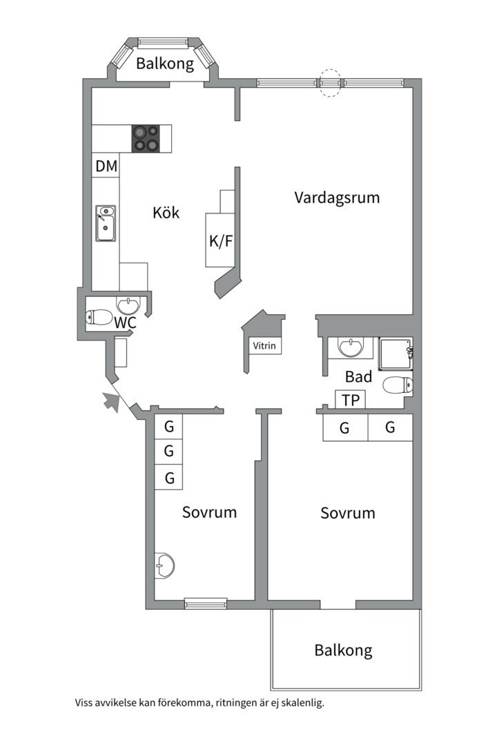 Planlösning från Hagagatan 54, 5tr, Såld i Vasastan - Norrtull, Stockholm