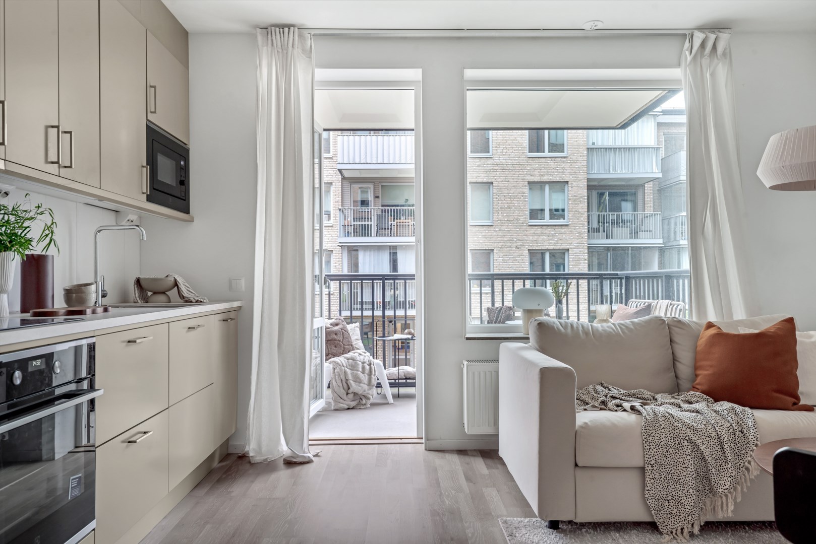 Bostadsbild från Gösta Wahlströms väg 2E, Kommande i Rickomberga/Luthagen, Uppsala