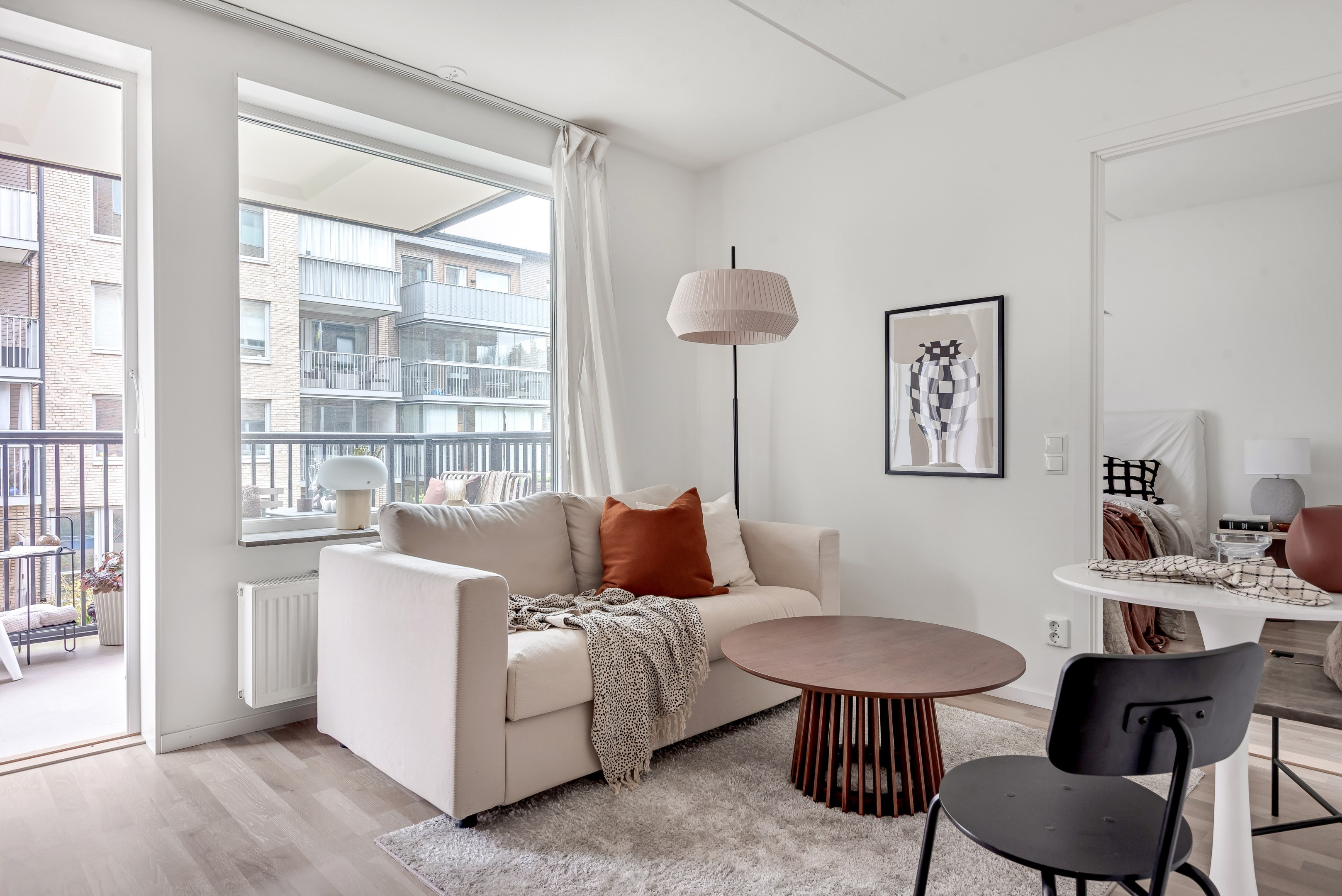 Bostadsbild från Gösta Wahlströms väg 2E, Kommande i Rickomberga/Luthagen, Uppsala