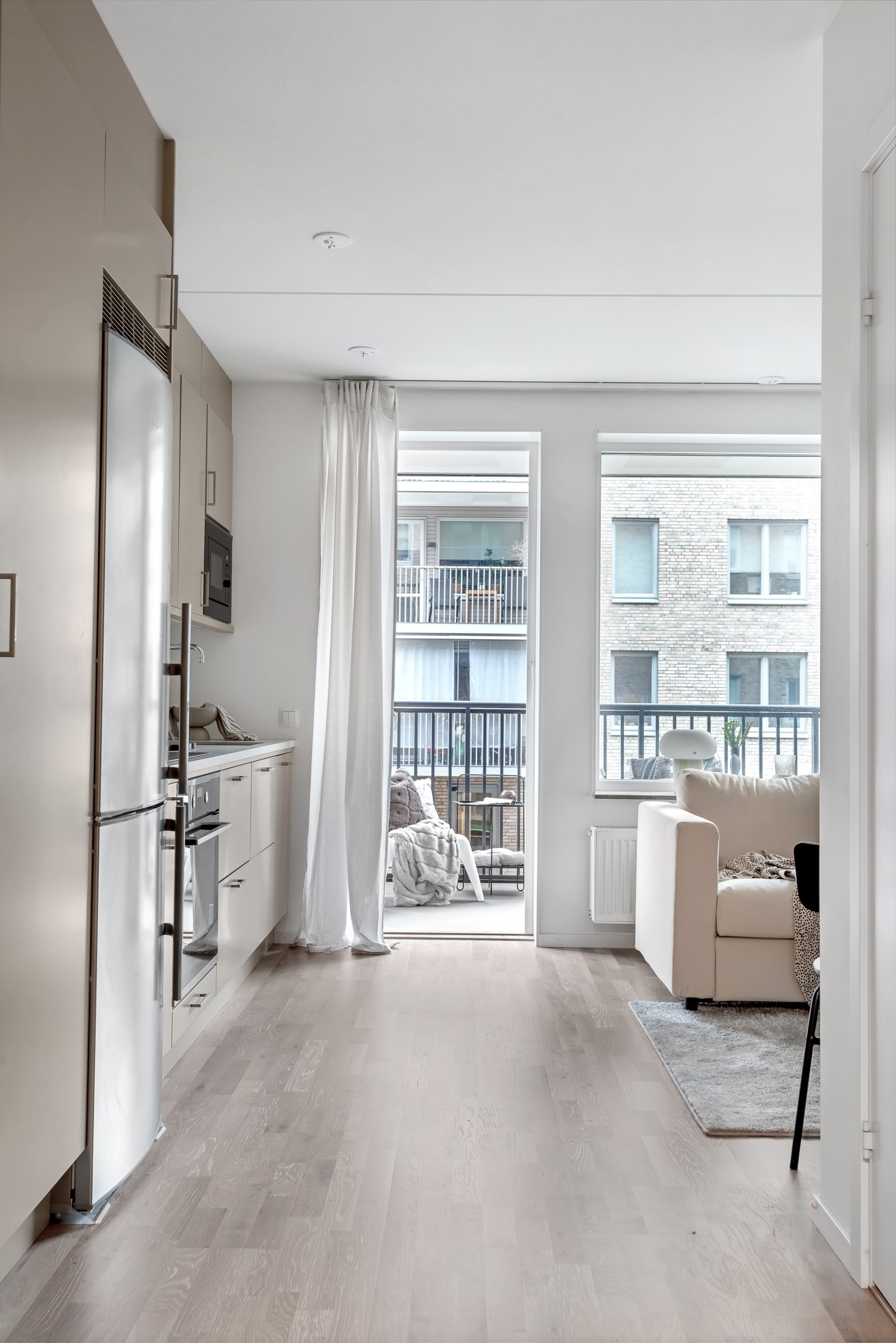 Bostadsbild från Gösta Wahlströms väg 2E, Kommande i Rickomberga/Luthagen, Uppsala