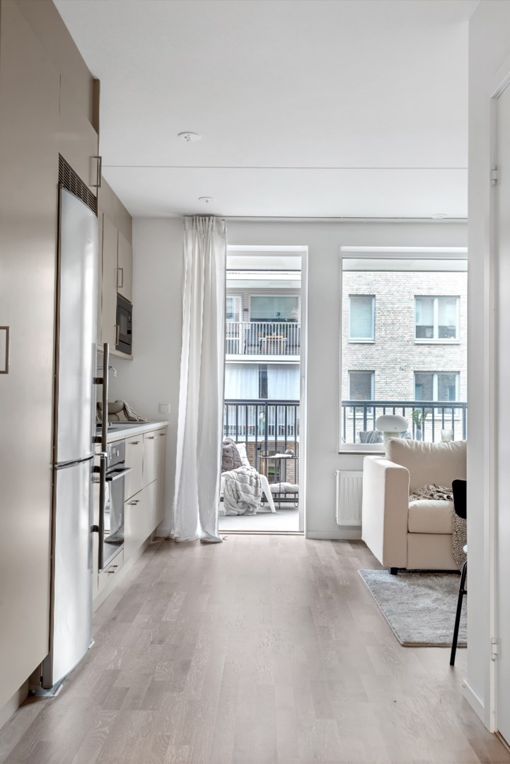 Bostadsbild från Gösta Wahlströms väg 2E, Kommande i Rickomberga/Luthagen, Uppsala