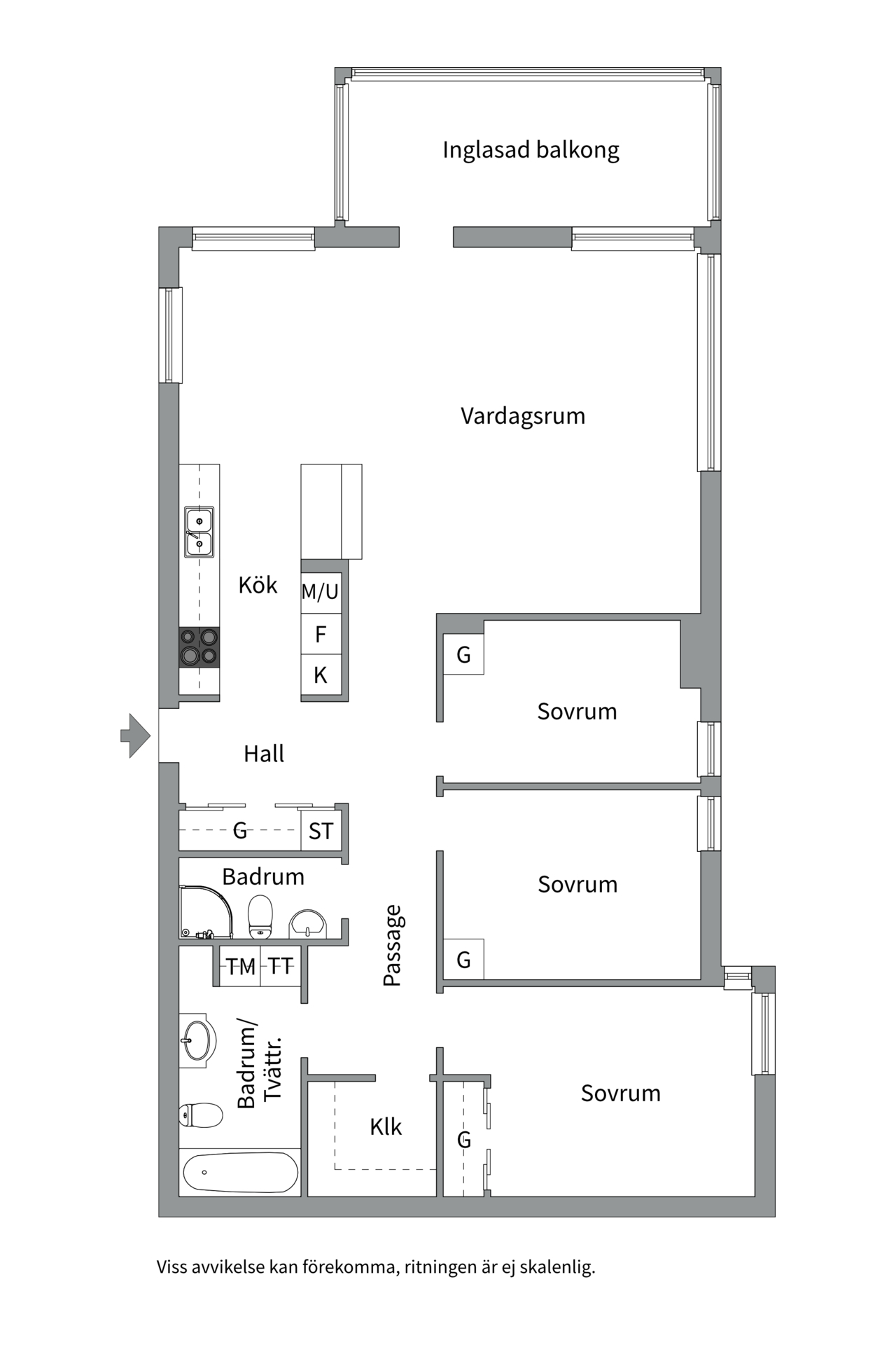 Bostadsbild från Nanna Svartz gata 3, Såld i Stallhagen, Västerås