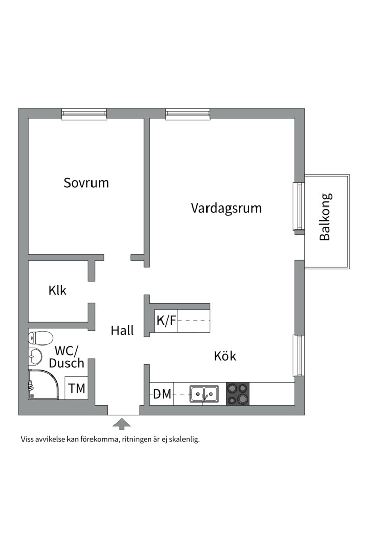 Planlösning från Beckasinvägen 37, Såld i Saltängen, Nacka