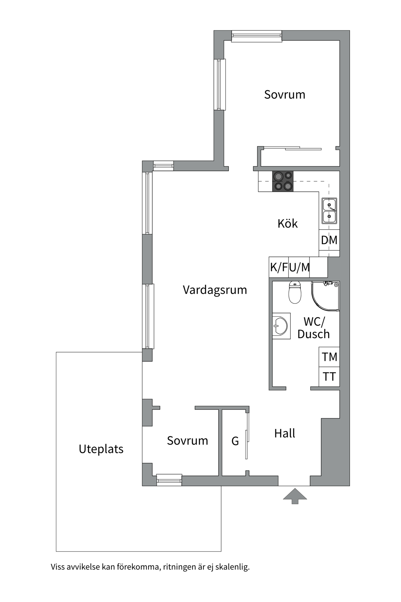 Bostadsbild från Barnhemsvägen 8, Kommande i Skuru, Nacka
